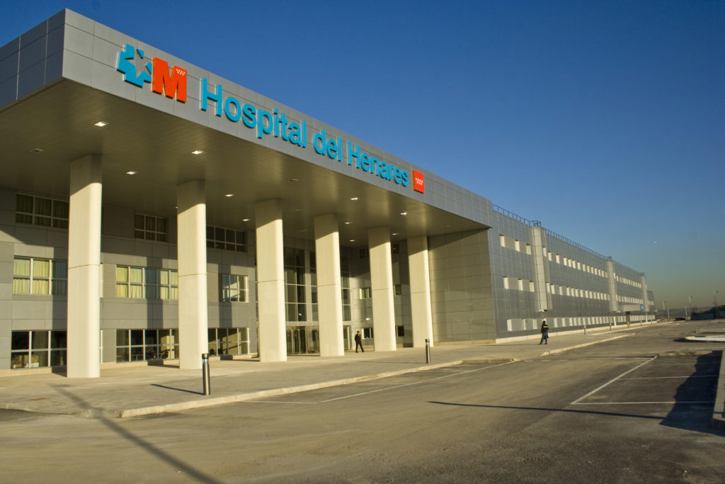 Equipment plan for Henares Hospital, Madrid (Spain).